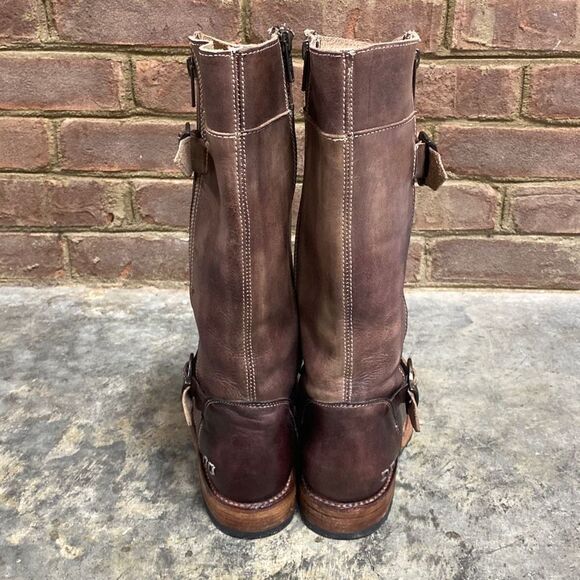 Bed Stu GoGo Moto Teak Driftwood Boot Size 6.5 - Picture 4 of 11